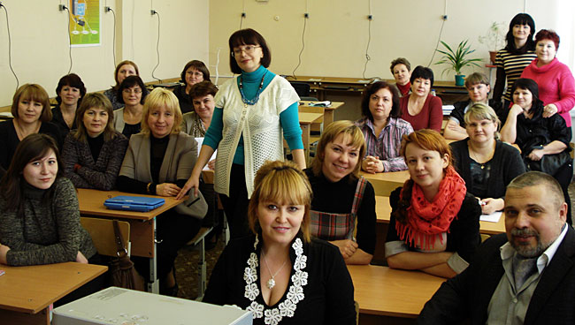 На курсах ПК для учителей (г. Муравленко)